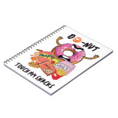 Do-nut touch mijn snacks notitieboek (Linkerzijde)