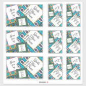 DO Over Words hebben kracht Sticker (Vel)