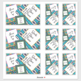 DO Over Words hebben kracht Sticker