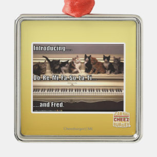 Do, Re, Mi, Fa, dus La, Ti, Fred Metalen Ornament