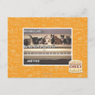 Do, Re, Mi, FA, So, La, Ti, Fred Briefkaart