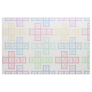 "Do Re Mi" Musical Baby Blocks 4" Naaipatroon Stof