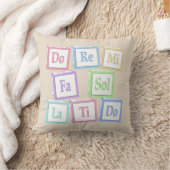 "Do Re Mi" Octaaf Solfeggio Muzikale Babyblokken Kussen (Deken)