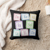 "Do Re Mi" Octave Solfeggio Musical Baby Blokken Kussen (Deken)