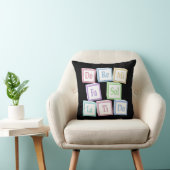 "Do Re Mi" Octave Solfeggio Musical Baby Blokken Kussen (Stoel)