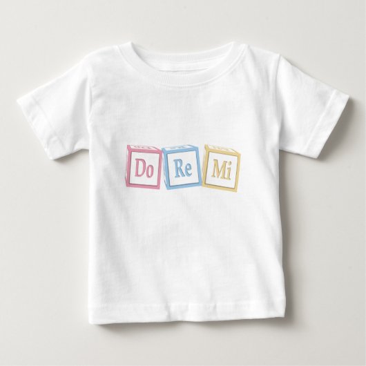 "Do Re Mi" Solfeggio Baby Blokkeert Musical (Voorkant)