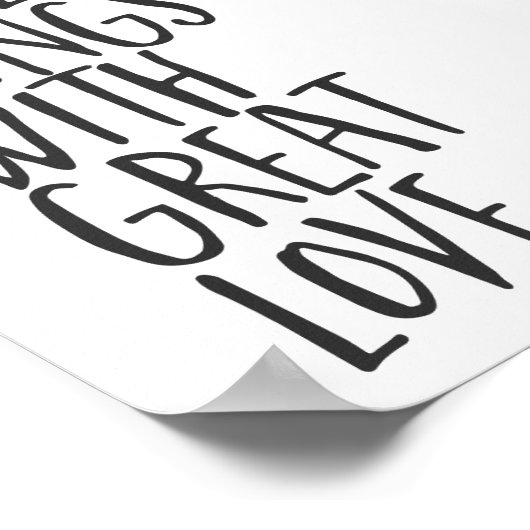 Do Small Things With Great Love Poster (Hoek)