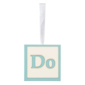 "Do" Solfeggio Musical Baby Blocks Aqua Decoratie (Rechts)