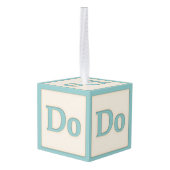 "Do" Solfeggio Musical Baby Blocks Aqua Decoratie (Achter hoekig)
