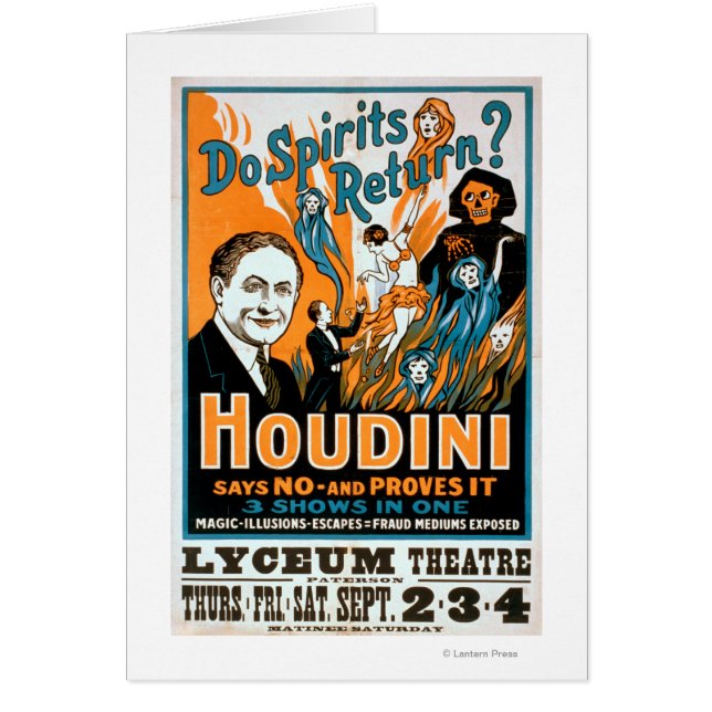 Do Spirits Return? Houdini Says NO - Proves It (Voorkant)