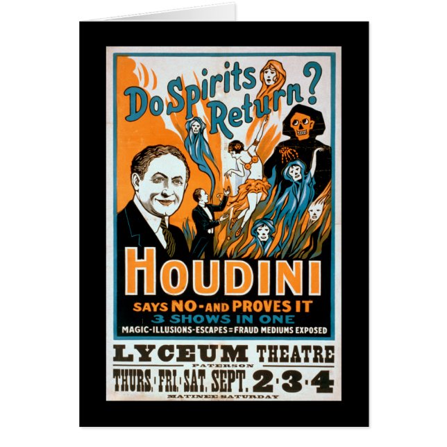 Do Spirits Return? Houdini Says NO - Proves It (Voorkant)