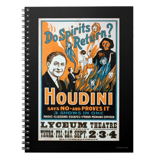 Do Spirits Return? Houdini Says NO - Proves It Notitieboek (Voorkant)