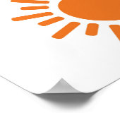 dō TERRA Sun Care ad Surfer girl, op Canvas Poster (Hoek)