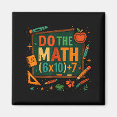 Do The Math 67 Funny Equation Chalkboard School Ar Magneet (Voorkant)