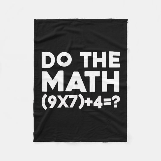 Do The Math 67 Meme 1 Fleece Deken (Voorkant)