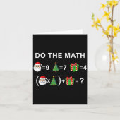 Do The Math 67 Meme Christmas Funny Math Teacher Kaart (Gele Bloem)