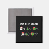Do The Math 67 Meme Christmas Funny Math Teacher  Magneet (Voorkant / Achterkant)