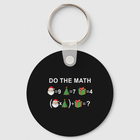 Do The Math 67 Meme Christmas Funny Math Teacher Sleutelhanger (Voorkant)