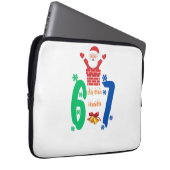 Do The Math 67 Meme Christmas Laptop Sleeve (Voorkant Rechts)