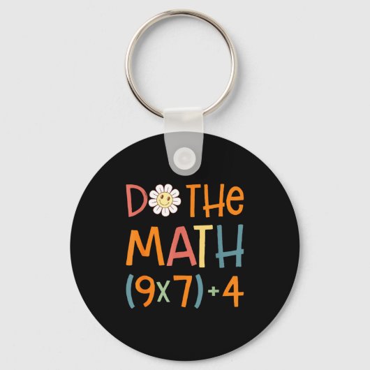 Do The Math 67 Meme Funny Six Seven Math Teacher S Sleutelhanger (Voorkant)