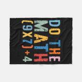 Do The Math 67 Meme Funny Six Seven Men Women Teac Fleece Deken (Voorkant (Horizontaal))