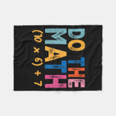 Do The Math 67 Meme Funny Six Seven Teacher Humor  Fleece Deken (Voorkant (Horizontaal))