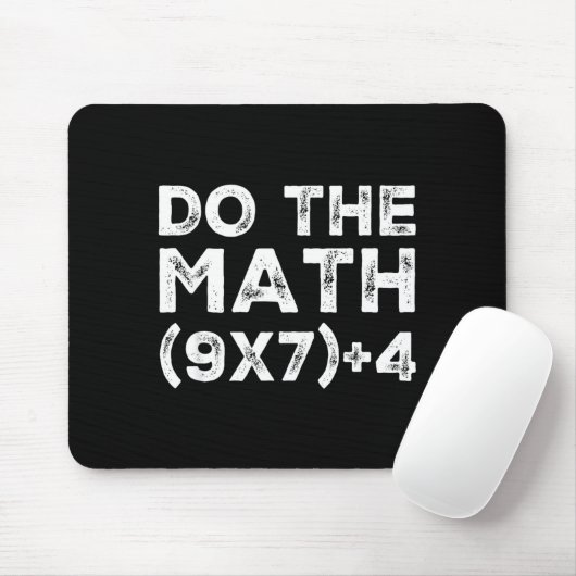 Do The Math 67 Meme Funny Six Seven Teacher Studen Muismat (Met muis)