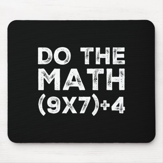 Do The Math 67 Meme Funny Six Seven Teacher Studen Muismat (Voorkant)