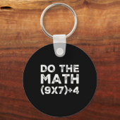 Do The Math 67 Meme Funny Six Seven Teacher Studen Sleutelhanger (Voorkant)