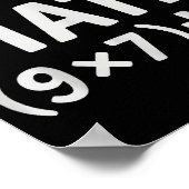 Do The Math 67 Meme  Poster (Hoek)