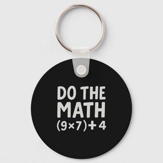 Do The Math 67 Meme Sleutelhanger (Voorkant)