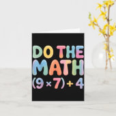 Do The Math 67 Six Seven 6 7  Kaart (Gele Bloem)