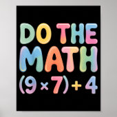 Do The Math 67 Six Seven 6 7  Poster (Voorkant)