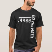 Do The Math 67 T-shirt (Voorkant)