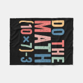 Do The Math 67 Teacher Meme Funny  Fleece Deken (Voorkant (Horizontaal))