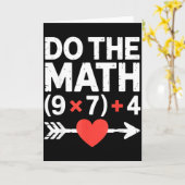 Do The Math 67 Valentine’s Day Six Seven Hearts 6- Kaart (Gele Bloem)