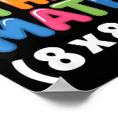 Do The Math (8x8)+3 Six Seven 6-7 Humor Teacher Poster (Hoek)