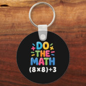 Do The Math (8x8)+3 Six Seven 6-7 Humor Teacher Sleutelhanger (Voorkant)