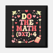 Do The Math Equation Valentine's Day Math Teacher  Magneet (Voorkant)