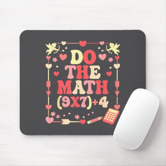 Do The Math Equation Valentine's Day Math Teacher  Muismat (Met muis)