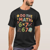 Do The Math – Trendy Kawaii Classroom Design T-shirt (Voorkant)