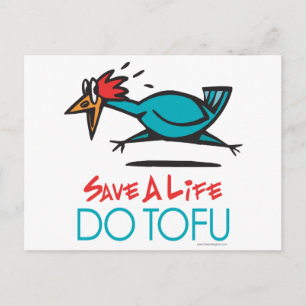 Do Tofu Vegan Vegetarian Briefkaart