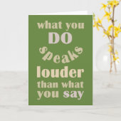 Do vs. Say wenskaart Kaart (Gele Bloem)