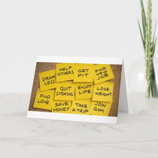 DO WAT **JE WILT** IN HET NIEUWE JAAR KAART (Voorkant)