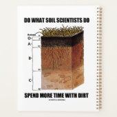 Do What Soil Scientists Do Spend More Time Dirt Planner (Achterkant)