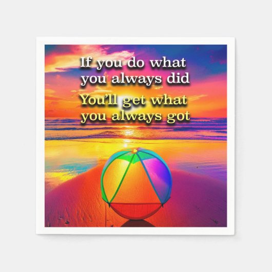 Do What You Always Did Recovery Slogan Sunrise Servet (Voorkant)