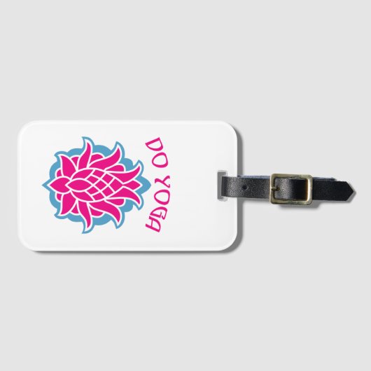 Do yoga bagagelabel (Voorkant (horizontaal))