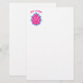 Do yoga briefpapier (Voorkant / Achterkant)