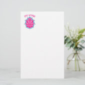 Do yoga briefpapier (Staand voorkant)