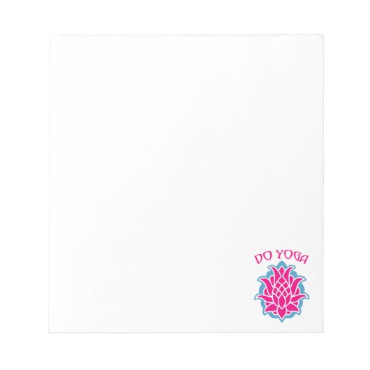 Do yoga notitieblok (Voorkant)